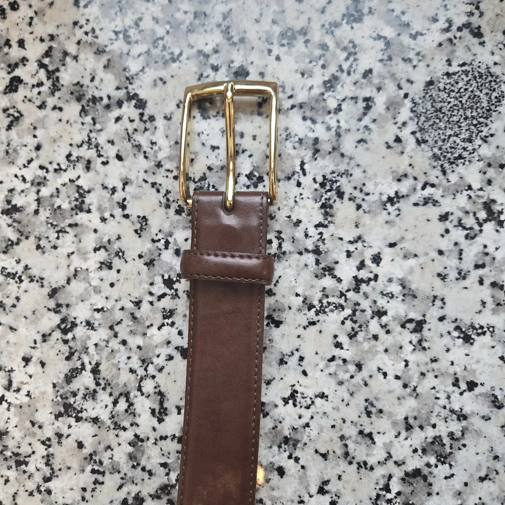 Martin Dingman Milled Leather Belt | Made in USA | Size 36 / 90